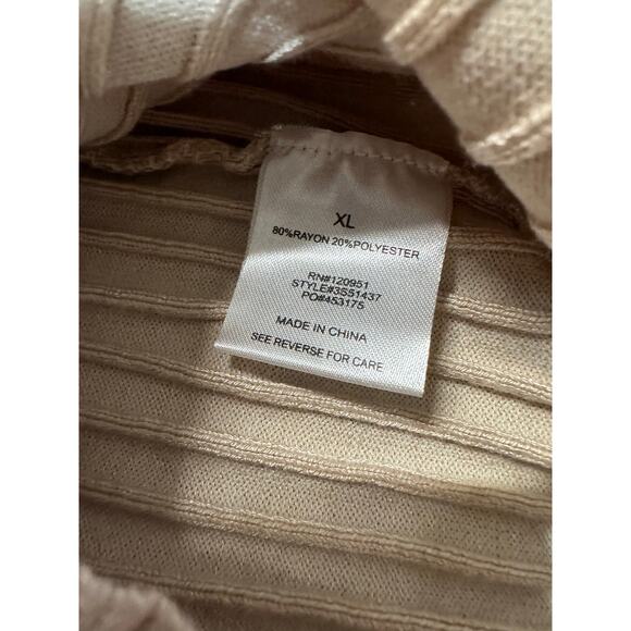 Olive & Oak Nude Beige Neutral Western BodyCon Dress XL Cowgirl Flare Sleeve - Picture 11 of 11